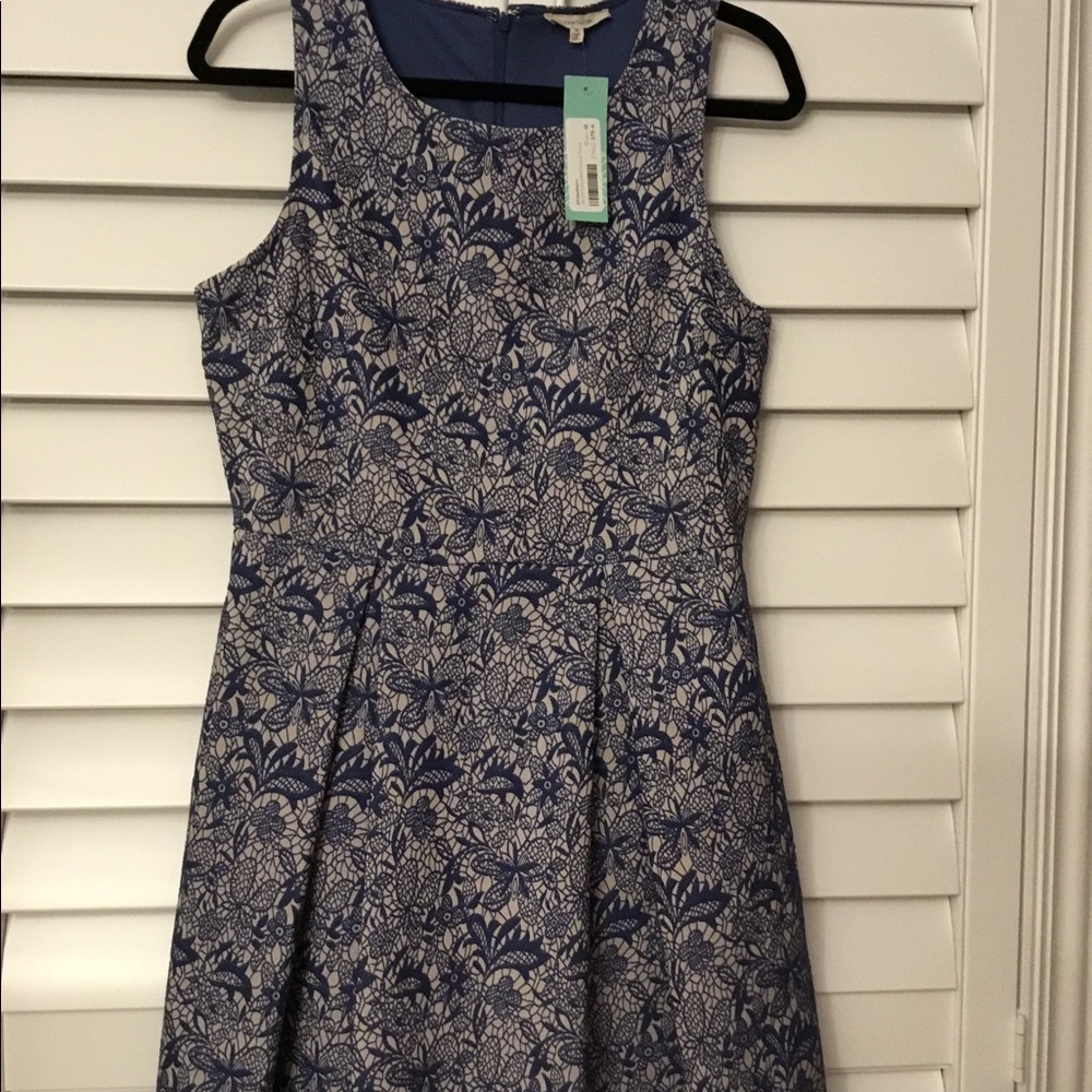 41 Hawthorn-Stitch Fix Dress Blue Lace Pattern M